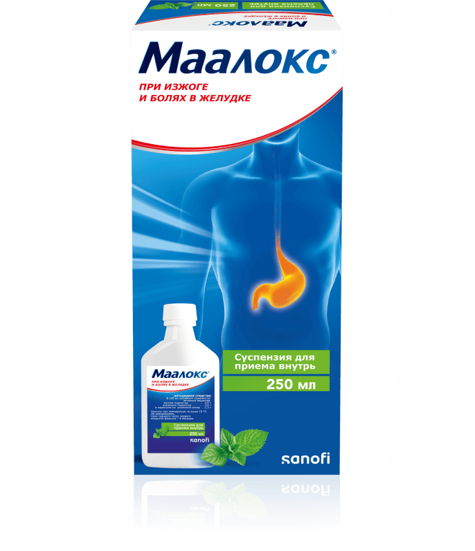 Маалокс таблетки